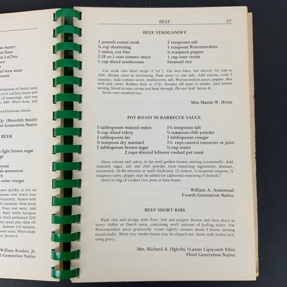 Atlanta Natives Favorite Recipes Spiral-Bound Cookbook 1980 Georgia USA Vintage - Picture 11 of 16